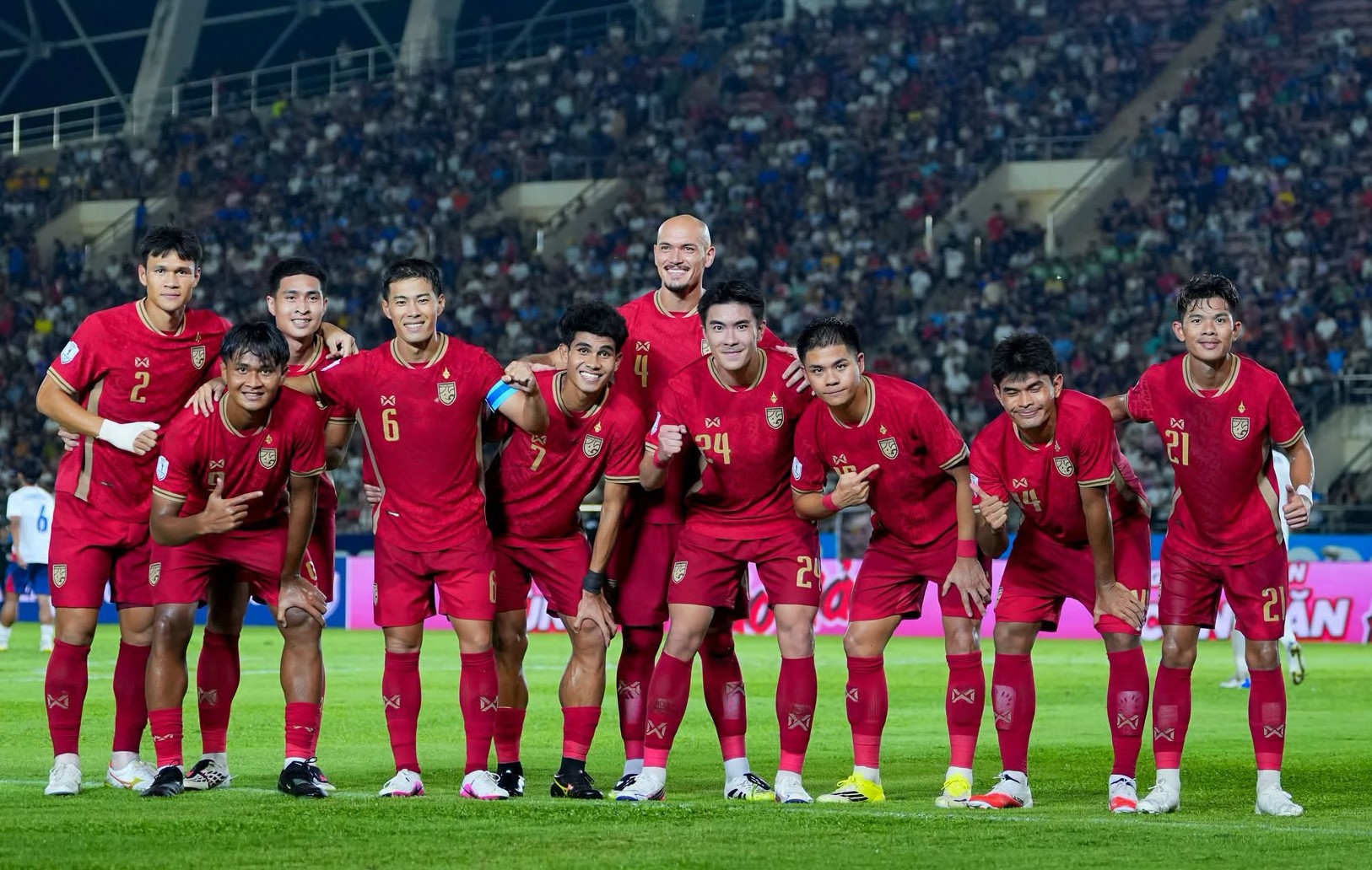 Thái Lan vùi dập 10 cầu thủ Lào trong ngày ra quân ASEAN Cup 2026