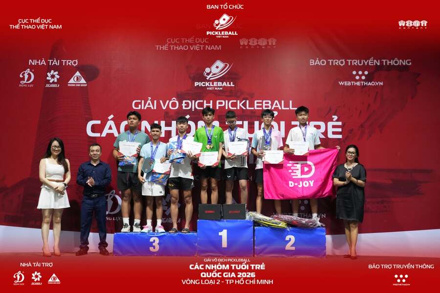 Vòng loại 2 Giải Pickleball trẻ Quốc gia 2026 khép lại với nhiều dấu ấn chuyên môn