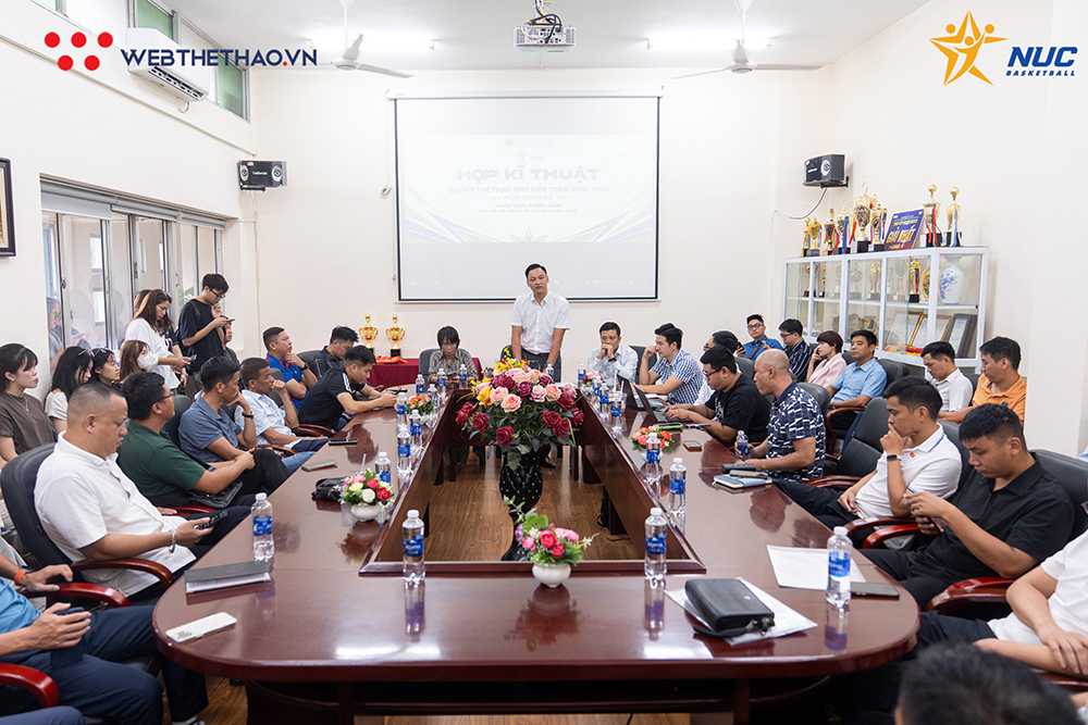 Bốc thăm Giải bóng rổ sinh viên toàn quốc 2026: Lộ diện những bảng đấu kịch tính tại miền Bắc