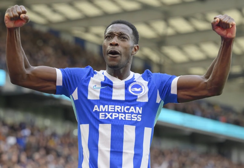 Welbeck vẫn đạt hiệu suất ghi bàn ấn tượng ở Brighton (Ảnh: Guardian)
