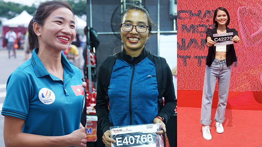 Ba “Nữ hoàng SEA Games” cạnh tranh bục vinh quang 42,195km giải Techcombank Hanoi Marathon 2022