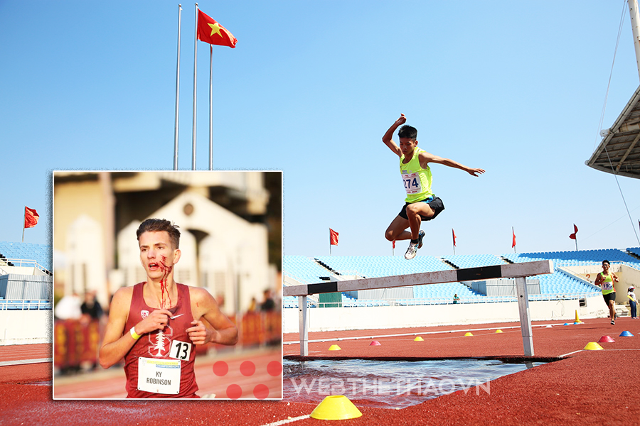 Tai nạn hy hữu v&agrave; kỳ lạ nhất khi thi chạy vượt chướng ngại vật