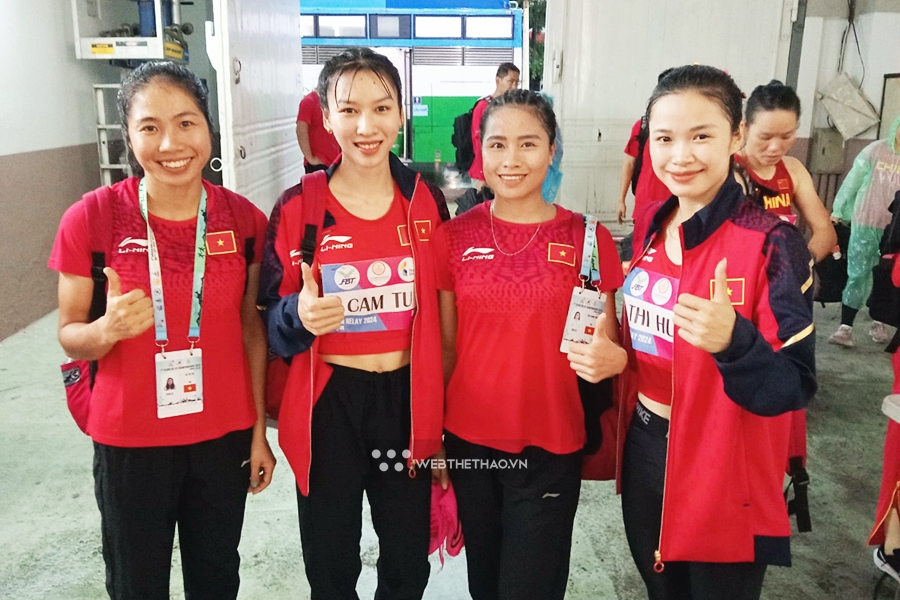 Đội chạy 4x100m nữ Việt Nam giành HCĐ giải điền kinh tiếp sức châu Á 2024