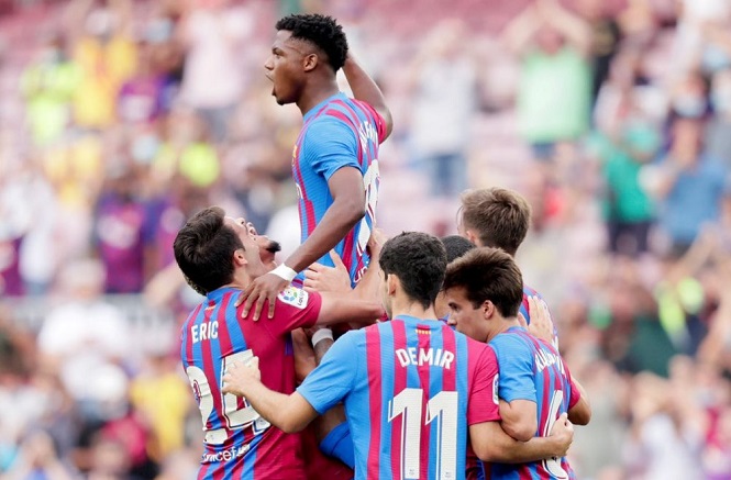 Ansu Fati ghi bàn cho Barca sau 323 ngày với áo số 10