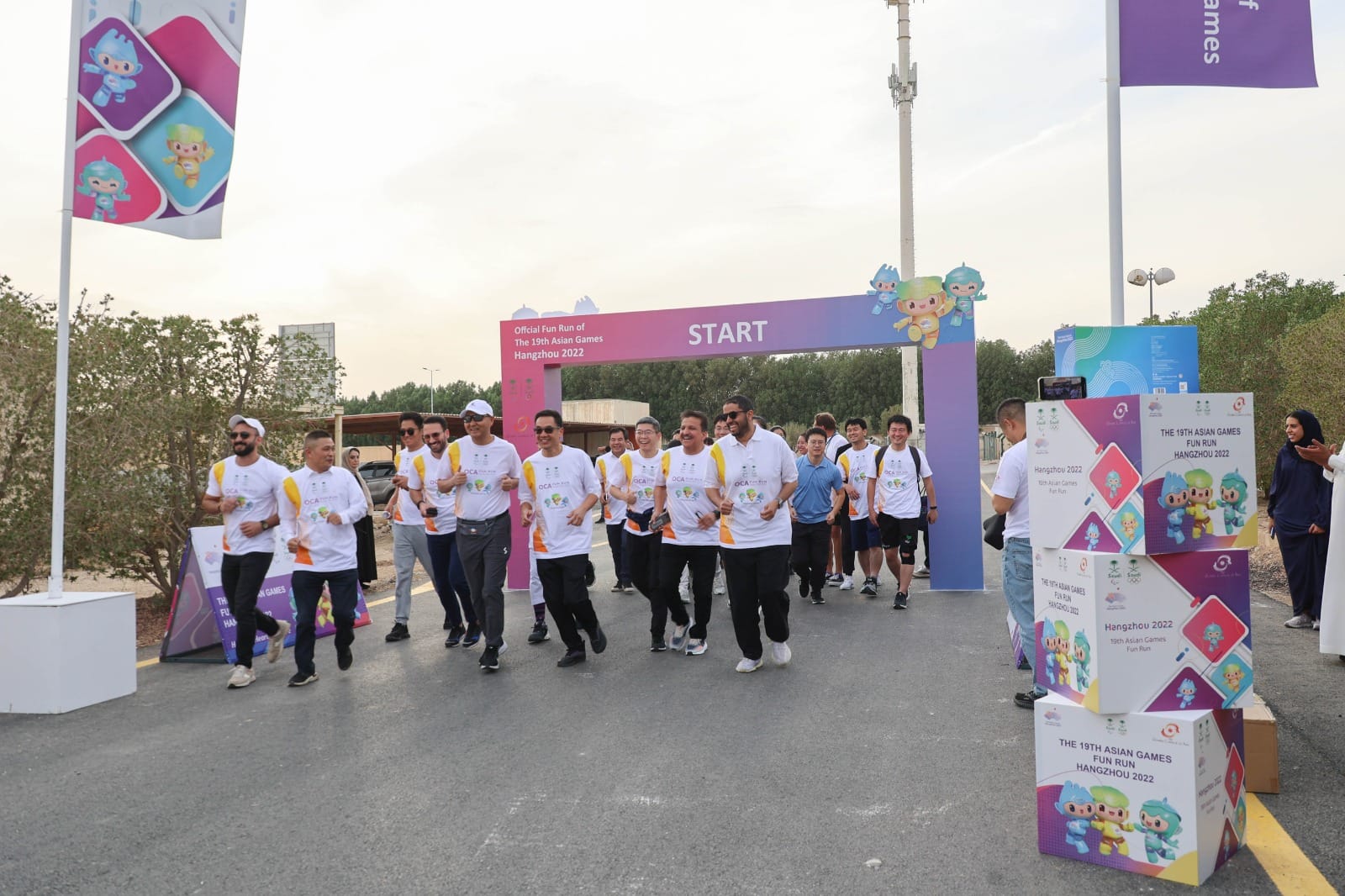 Việt Nam hưởng ứng Ng&agrave;y hội chạy vui cổ động ASIAD 19