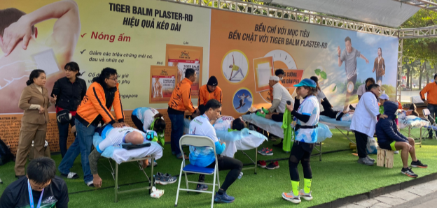 Tiger Balm đồng hành cùng hàng nghìn VĐV Giải Bán Marathon Quốc tế Việt Nam 2023