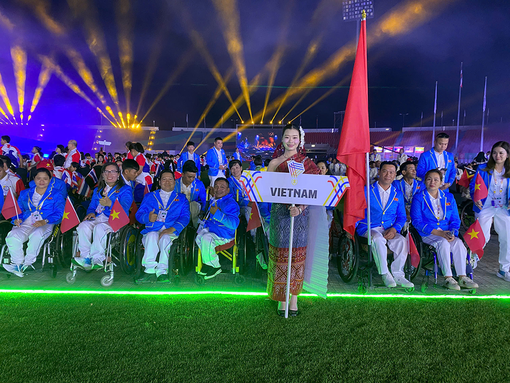 Khai mạc ASEAN Para Games 13: Bản hùng ca về nghị lực tại "xứ sở Chùa Vàng"