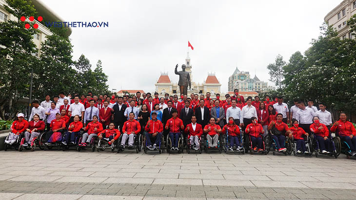 Đoàn Thể thao Người khuyết tật Việt Nam xuất quân dự ASEAN Para Games: Ngất ngây nụ cười