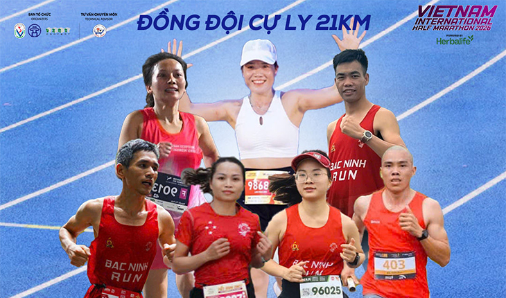 Đội hình khủng Bắc Ninh Run sẵn sàng bứt tốc tại VIHM 2026 powered by Herbalife