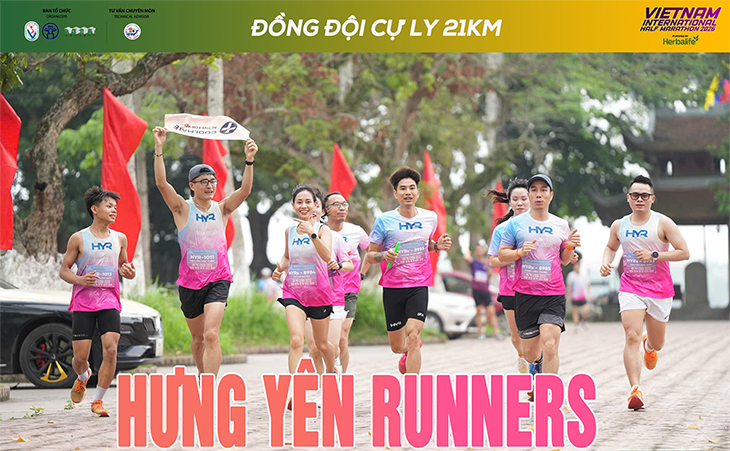 Hưng Yên Runners đổ bộ VIHM powered by Herbalife: Mang niềm tự hào xứ Nhãn lồng lên đường đua quốc tế