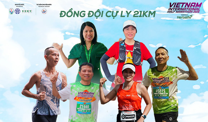 RunPT247 New Life chinh phục đường đua VIHM 2026 powered by Herbalife với tinh thần sống mới