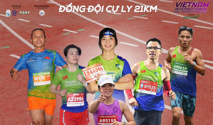 Thanh Trì Runners đổ quân xuống đường đua VIHM powered by Herbalife: Quyết tâm ghi dấu ấn tại nội dung Đồng đội 21km