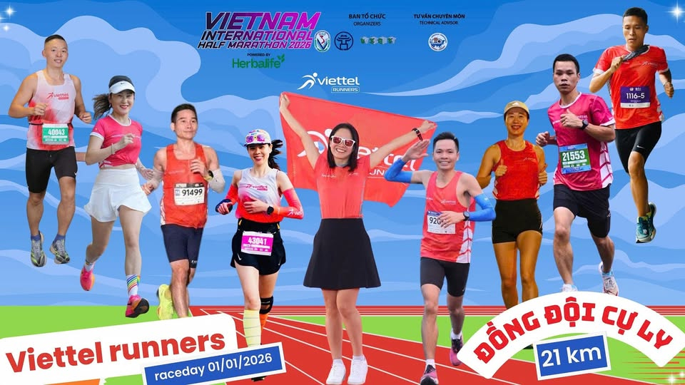 Viettel Runners - Những chiến binh thép sẵn sàng nhuộm đỏ đường đua VIHM powered by Herbalife