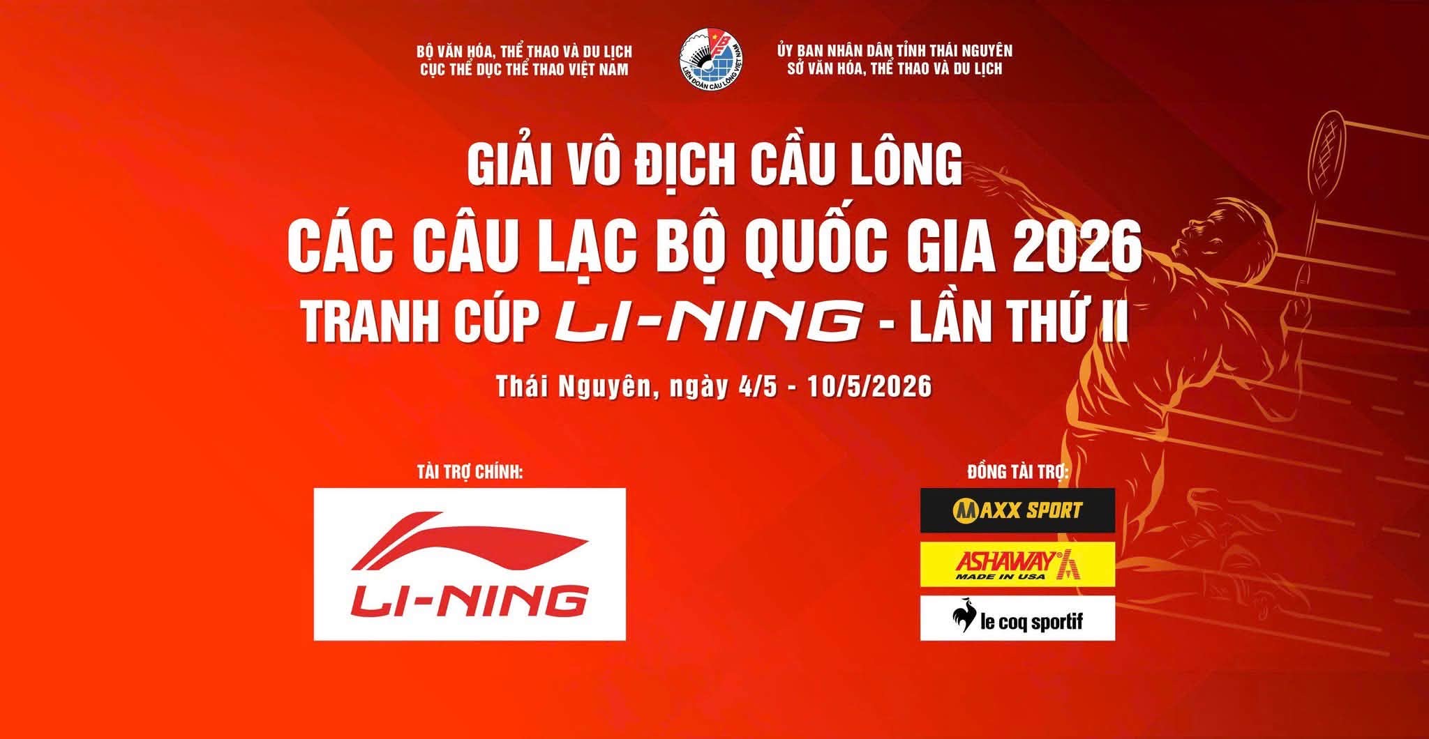 Lịch thi đấu Giải Vô địch Cầu lông các Câu lạc bộ Quốc gia năm 2026 ngày 09/05: Cú hích từ những con số kỷ lục