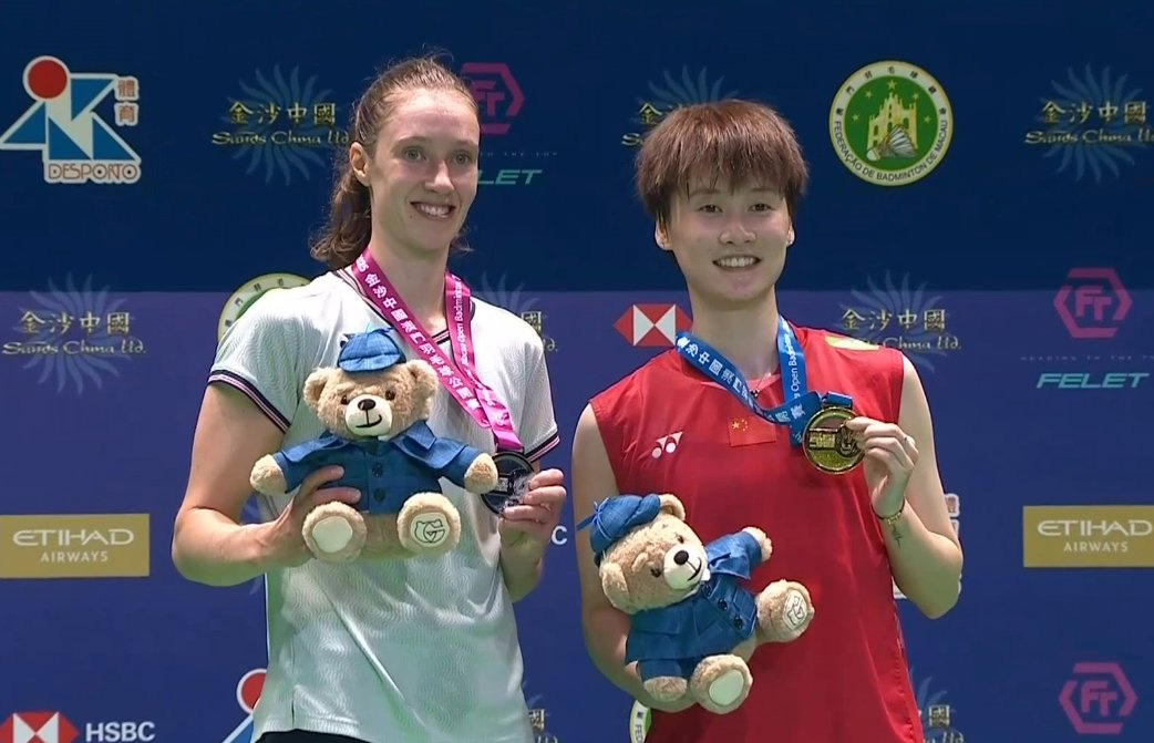 Cựu số 1 thế giới Chen Yu Fei đem về danh hiệu duy nhất cho Cầu l&ocirc;ng Trung Quốc ở Macau Open 2025