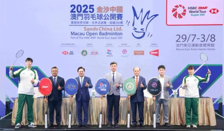 Giải cầu lông Macau mở rộng trở lại vào cuối tháng 7 với giải thưởng lớn hơn Giải cầu lông Macau mở rộng trở lại vào cuối tháng 7 với giải thưởng lớn hơn
