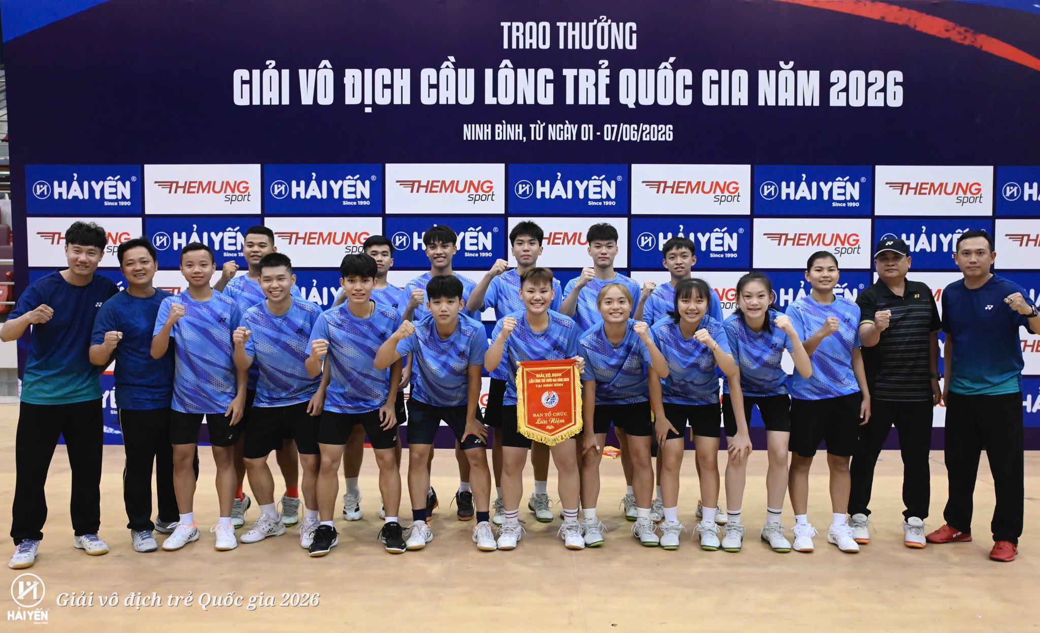 Chiều sâu đội hình định đoạt ngôi vô địch đồng đội tại giải cầu lông trẻ quốc gia 2026