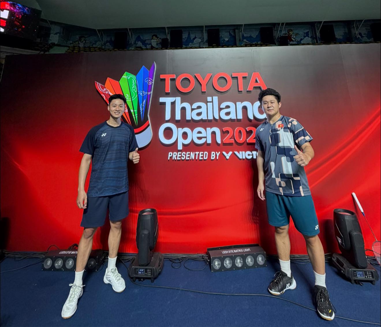 Nguyễn Đình Hoàng và Trần Đình Mạnh giành vé vào vòng đấu chính cầu lông Thailand Open 2026