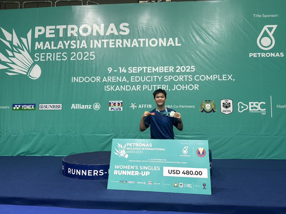 Bùi Bích Phương giành ngôi á quân giải cầu lông Malaysia International Series 2025