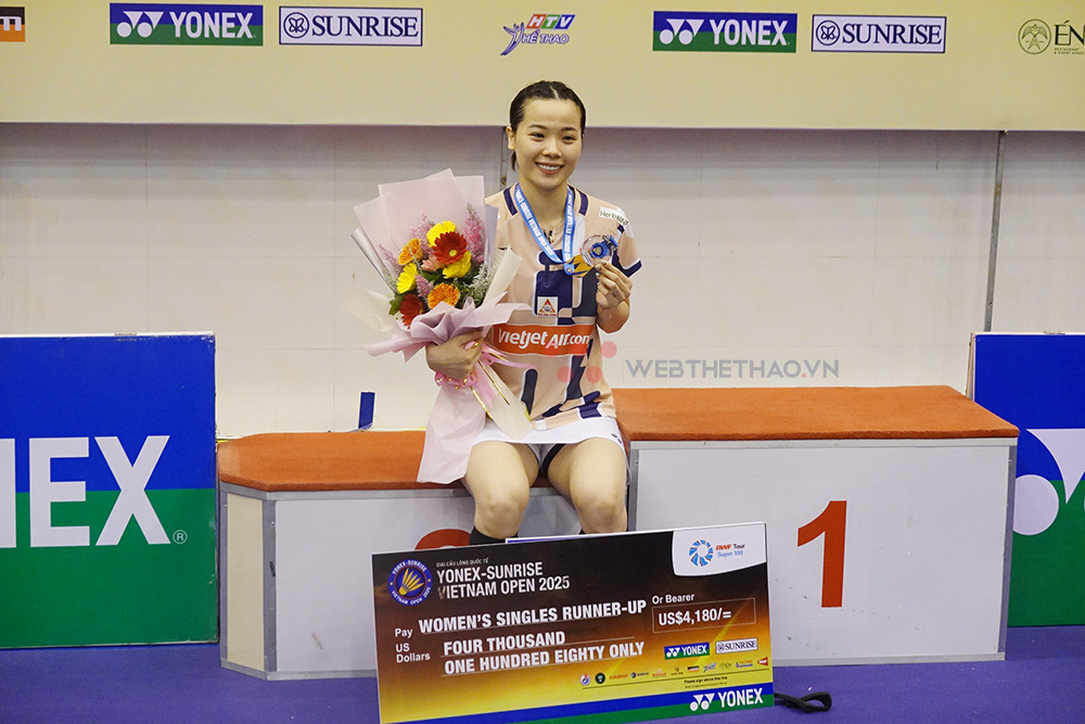 Nguyễn Thùy Linh đạt thứ hạng cao nhất sự nghiệp, tạo cột mốc mới cho Cầu lông Việt Nam