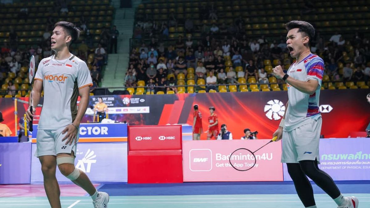 Leo Rolly Carnando và Daniel Marthin lọt vào Bán kết giải cầu lông Thailand Open 2026