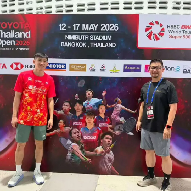 Tay vợt Victor Lai chiêu mộ cựu tuyển thủ cầu lông Malaysia hỗ trợ các giải đấu tại châu Á