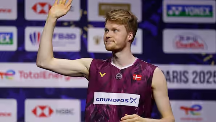 Anders Antonsen vào Bán kết cầu lông Thailand Open 2026, thiết lập màn so tài đỉnh cao với Shi Yu Qi