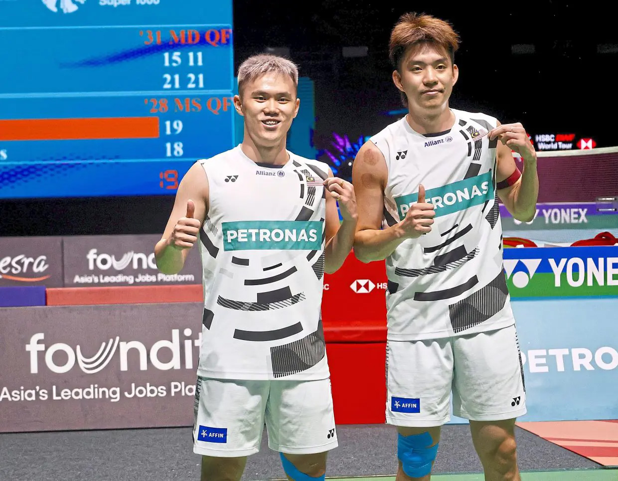 Cặp cầu lông đôi nam Man-Tee vẫn giữ vững khát vọng, thừa nhận vẫn còn nhiều điều cần cải thiện Cặp cầu lông đôi nam Man-Tee vẫn giữ vững khát vọng, thừa nhận vẫn còn nhiều điều cần cải thiện
