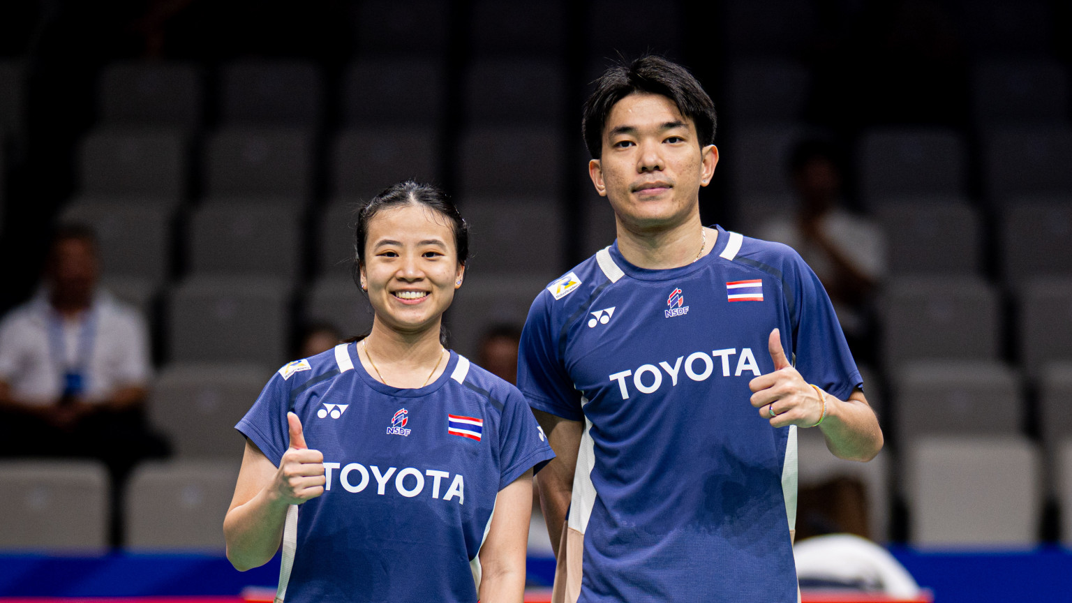 Oupthong / Sudjaipraparat phá vỡ lời nguyền ở giải cầu lông China Masters 2025