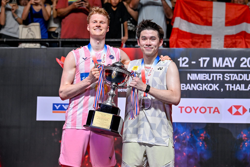 Đánh bại Kunlavut Vitidsarn, Anders Antonsen giành danh hiệu Super 500 tại Thailand Open 2026