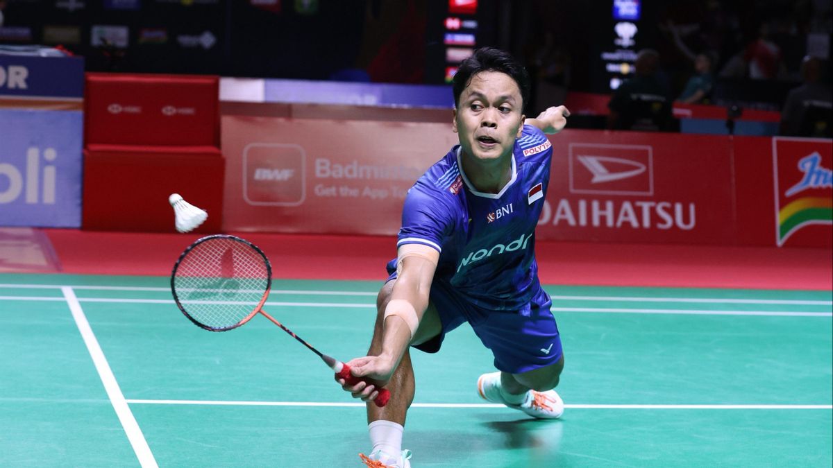 Anthony Ginting không lo lắng khi phải bắt đầu lại từ vòng loại giải cầu lông Indonesia Masters 2026