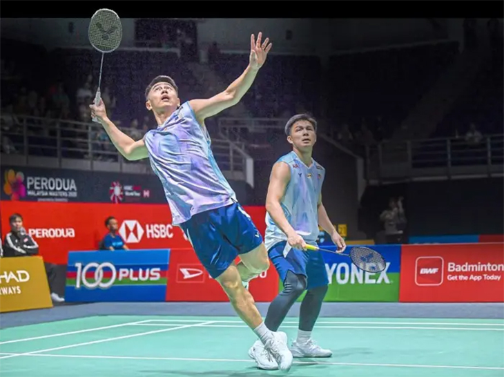 Cầu lông Malaysia Masters 2026: Chủ nhà bảo đảm sớm 2 suất vào vòng tứ kết đôi nam