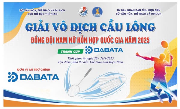 Lịch thi đấu cầu lông Vô địch Đồng Đội Hỗn Hợp Quốc Gia năm 2025 mới nhất ngày 26/04