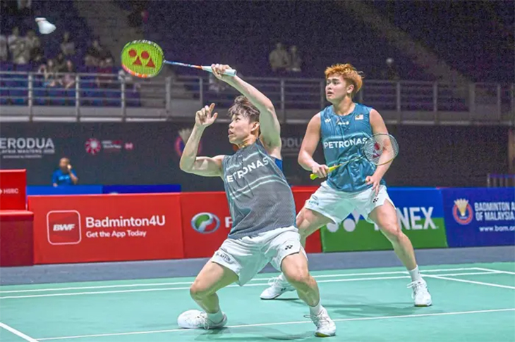 Cầu lông Malaysia Masters 2026: Cuộc đối đầu nội bộ của chủ nhà giành vé vào tứ kết đôi nam