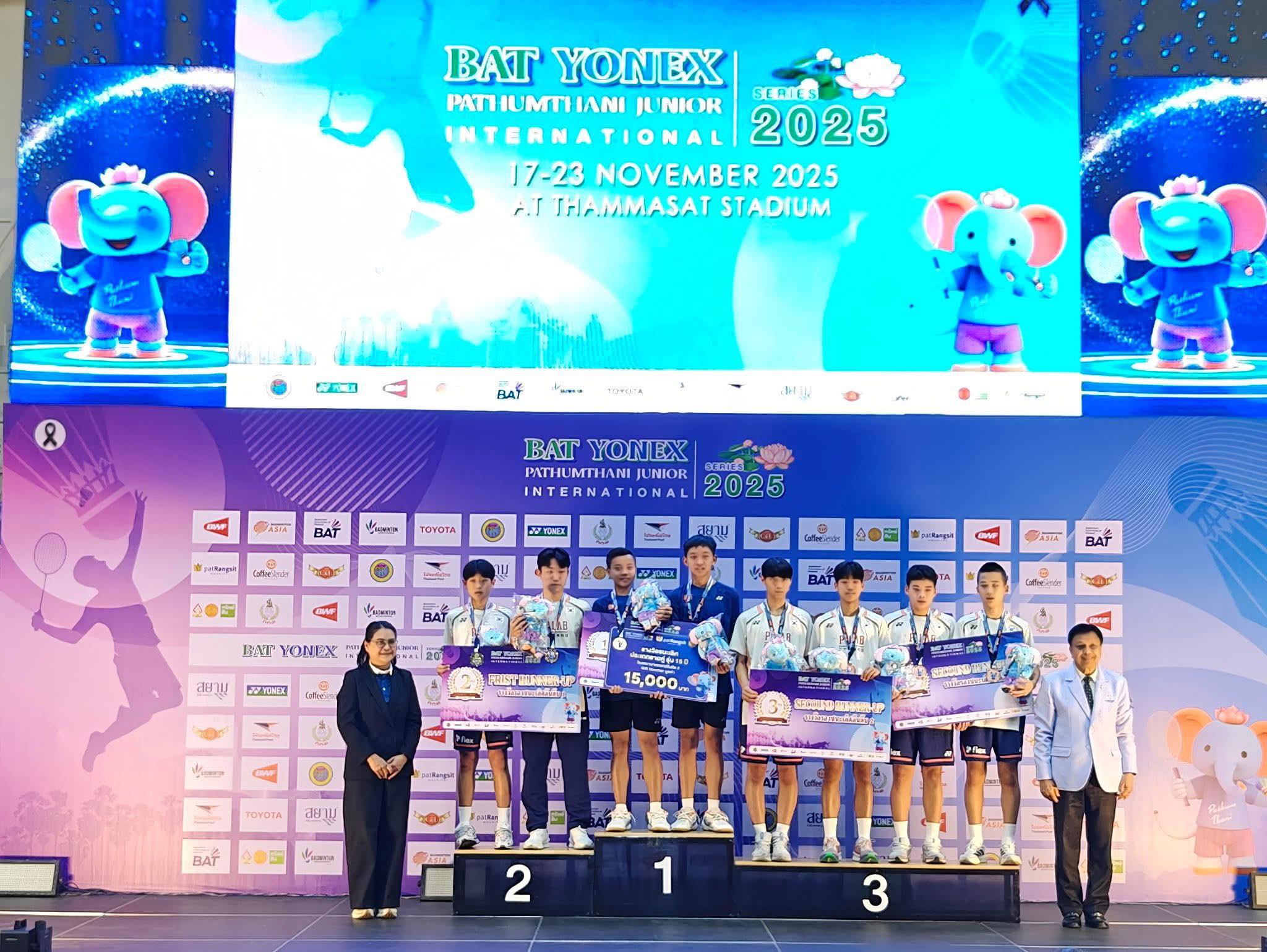 Thế hệ U15 tỏa sáng: Cầu lông Việt Nam gặt hái đủ 3 màu huy chương tại Thái Lan