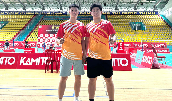 Trần Đ&igrave;nh Mạnh / Nguyễn Đ&igrave;nh Ho&agrave;ng v&agrave;o tứ kết giải cầu l&ocirc;ng CIPUTRA HANOI - Vietnam International Challenge 2025