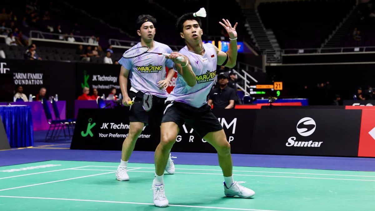 Số 7 thế giới đôi nam Sabar Karyaman Gutama và Mohammad Reza Pahlevi Isfahani đặt mục tiêu cao tại Indonesia Open 2026