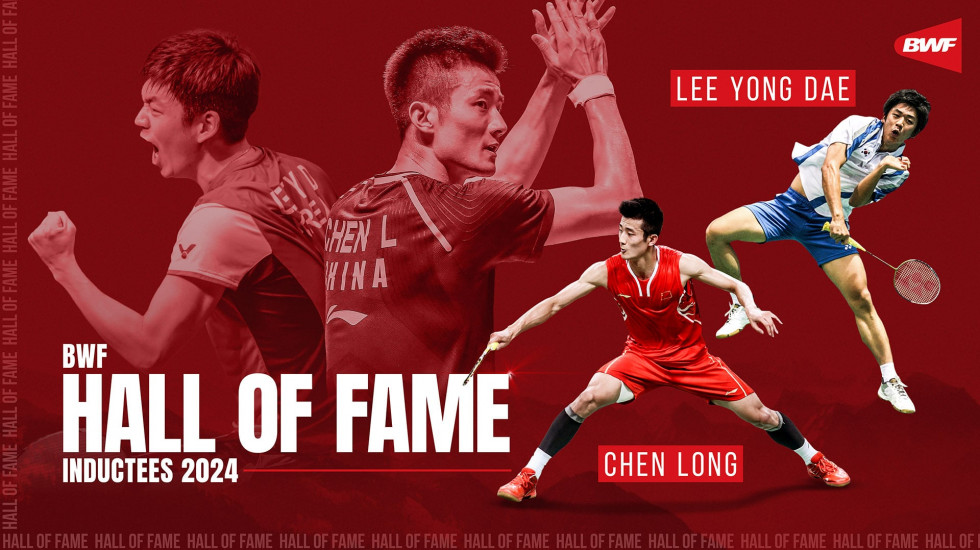 Lee Yong Dae và Chen Long vào đại sảnh danh vọng của Liên đoàn cầu lông thế giới Lee Yong Dae và Chen Long vào đại sảnh danh vọng của Liên đoàn cầu lông thế giới