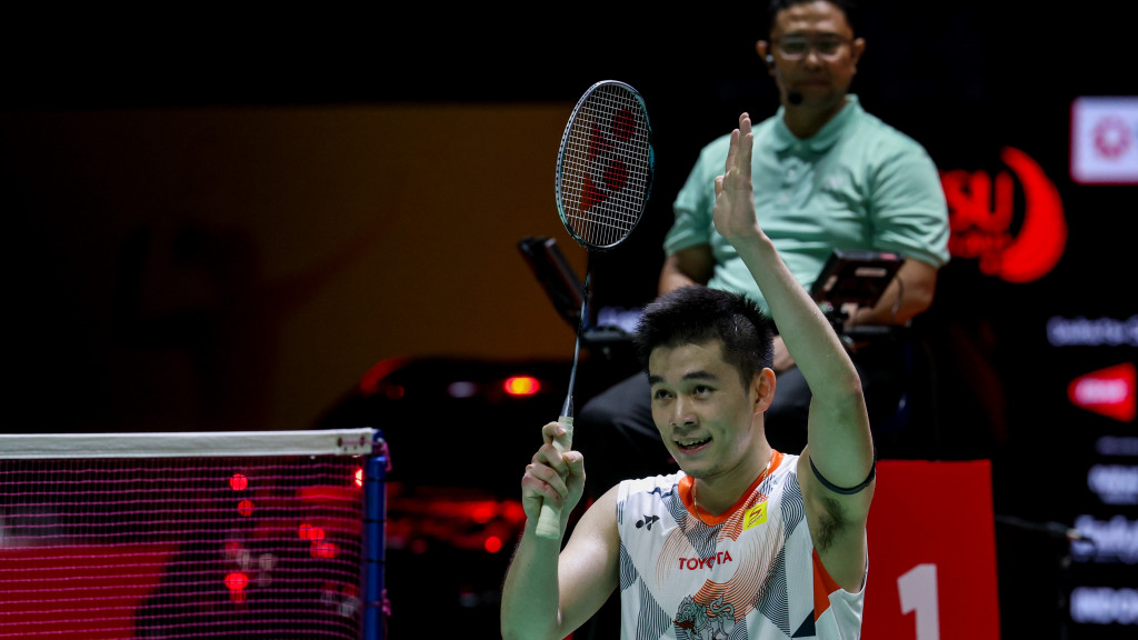 Kunlavut Vitidsarn tiến vào trận chung kết giải cầu lông Indonesia Masters đầu tiên