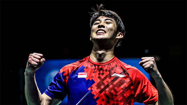 Cựu vô địch thế giới Loh Kean Yew đánh bại cựu số 1 thế giới Prannoy để tiến vào tứ kết cầu lông Singapore Open 2026