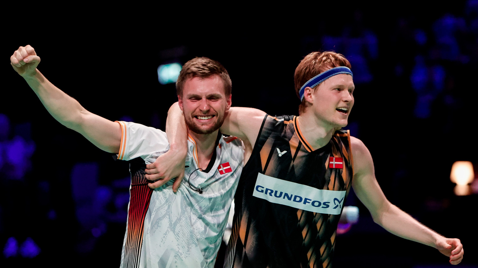 Anders Antonsen v&ocirc; địch đơn nam giải cầu l&ocirc;ng Đan Mạch mở rộng 2024