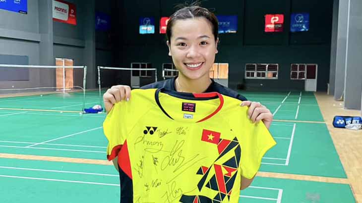 Hot girl cầu lông Nguyễn Thùy Linh đang tích cực nhắm tới suất dự Olympic Paris 2024