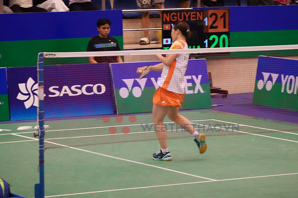 Nguyễn Th&ugrave;y Linh vượt kh&oacute; v&agrave;o b&aacute;n kết đơn nữ giải cầu l&ocirc;ng Vietnam Open 2024