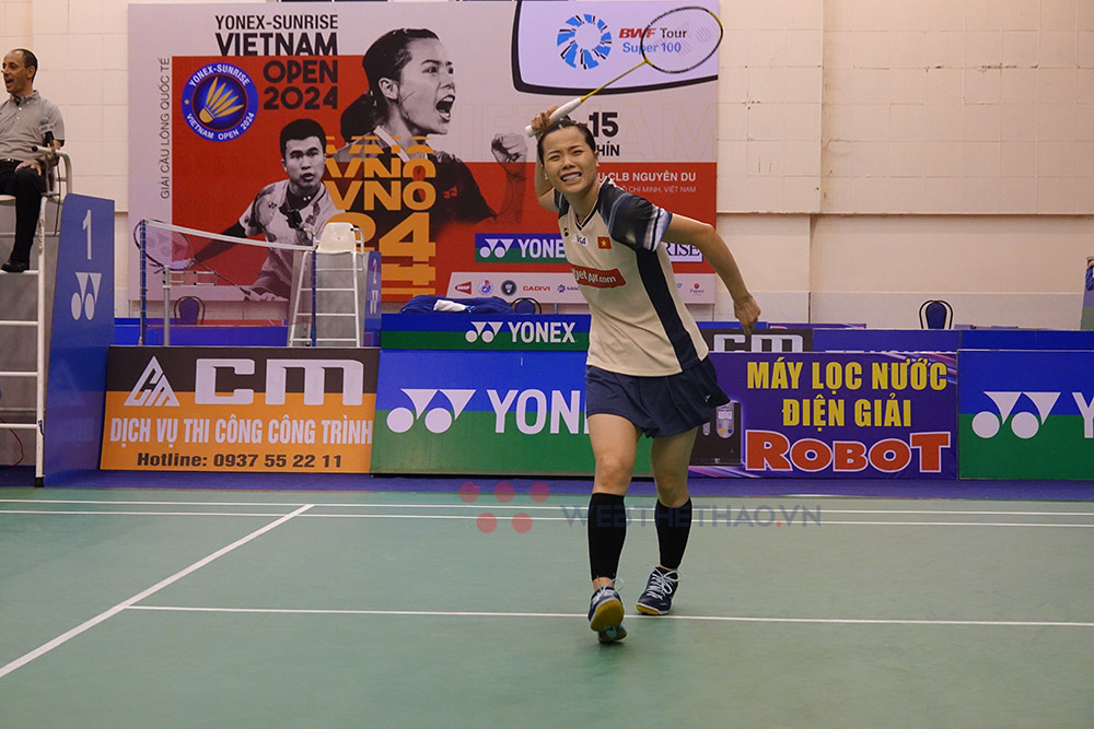 Đương kim v&ocirc; địch Nguyễn Th&ugrave;y Linh xuất sắc v&agrave;o chung kết đơn nữ giải cầu l&ocirc;ng Việt Nam mở rộng 2024