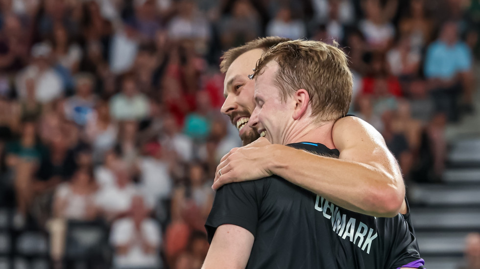 Đôi nam cầu lông Đan Mạch Kim Astrup/Anders Skaarup Rasmussen vượt qua Bảng tử thần Olympic Paris 2024