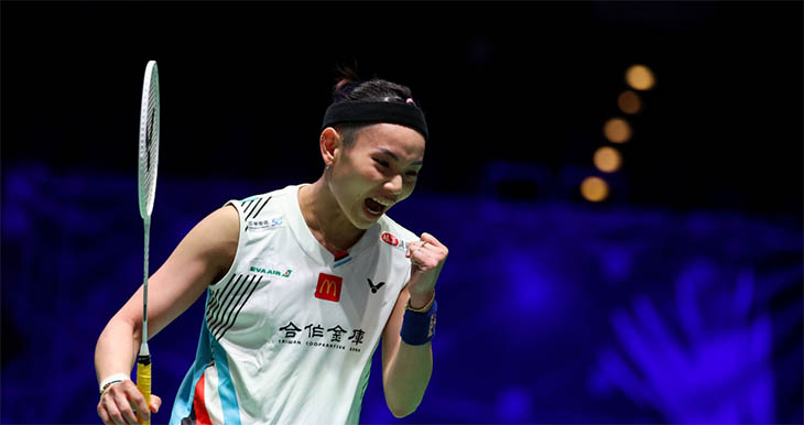 Kết quả cầu lông Đài Bắc Mở rộng 23/7: Tai Tzu-ying và Chou Tien-chen tận dụng sân nhà?