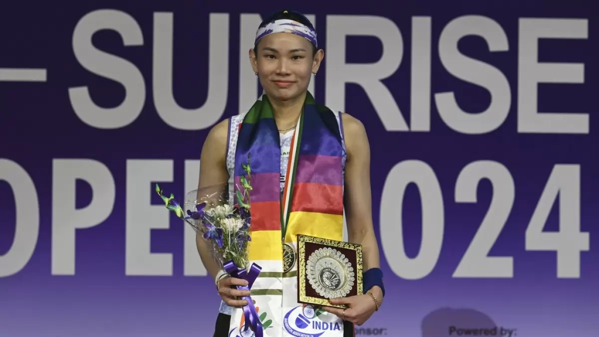 Idol của Nguyễn Thùy Linh hạ ĐKVĐ cầu lông Olympic để vô địch đơn nữ India Open 2024