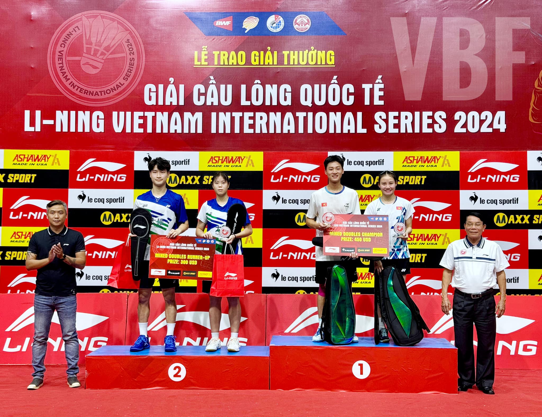 Chủ nhà tạo dấu ấn ở Li-Ning Vietnam International Series 2024