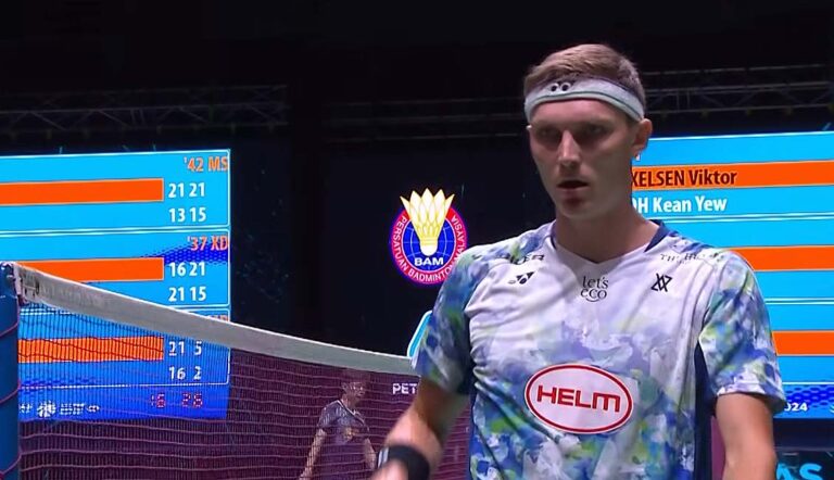 Cầu lông Malaysian Open 2024: Số 1 thế giới Axelsen thoát hiểm, Ginting thua cay đắng