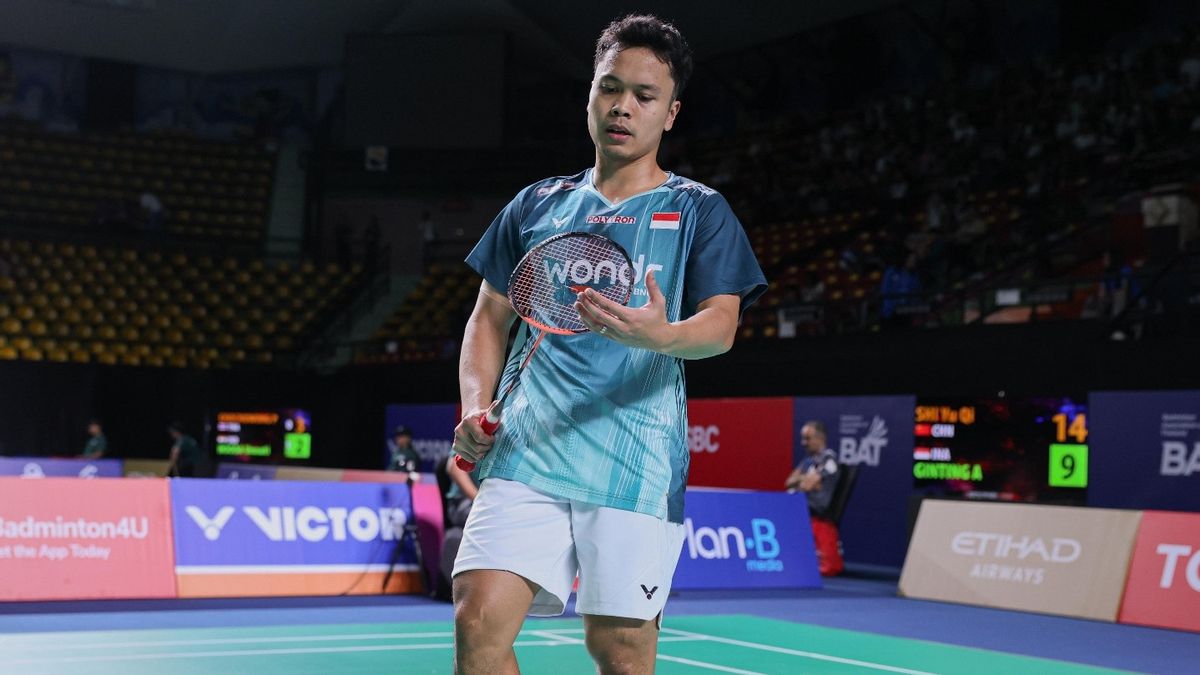 Anthony Sinisuka Ginting dừng bước sớm tại giải cầu lông Thailand Open 2026 sau thất bại trước Shi Yu Qi
